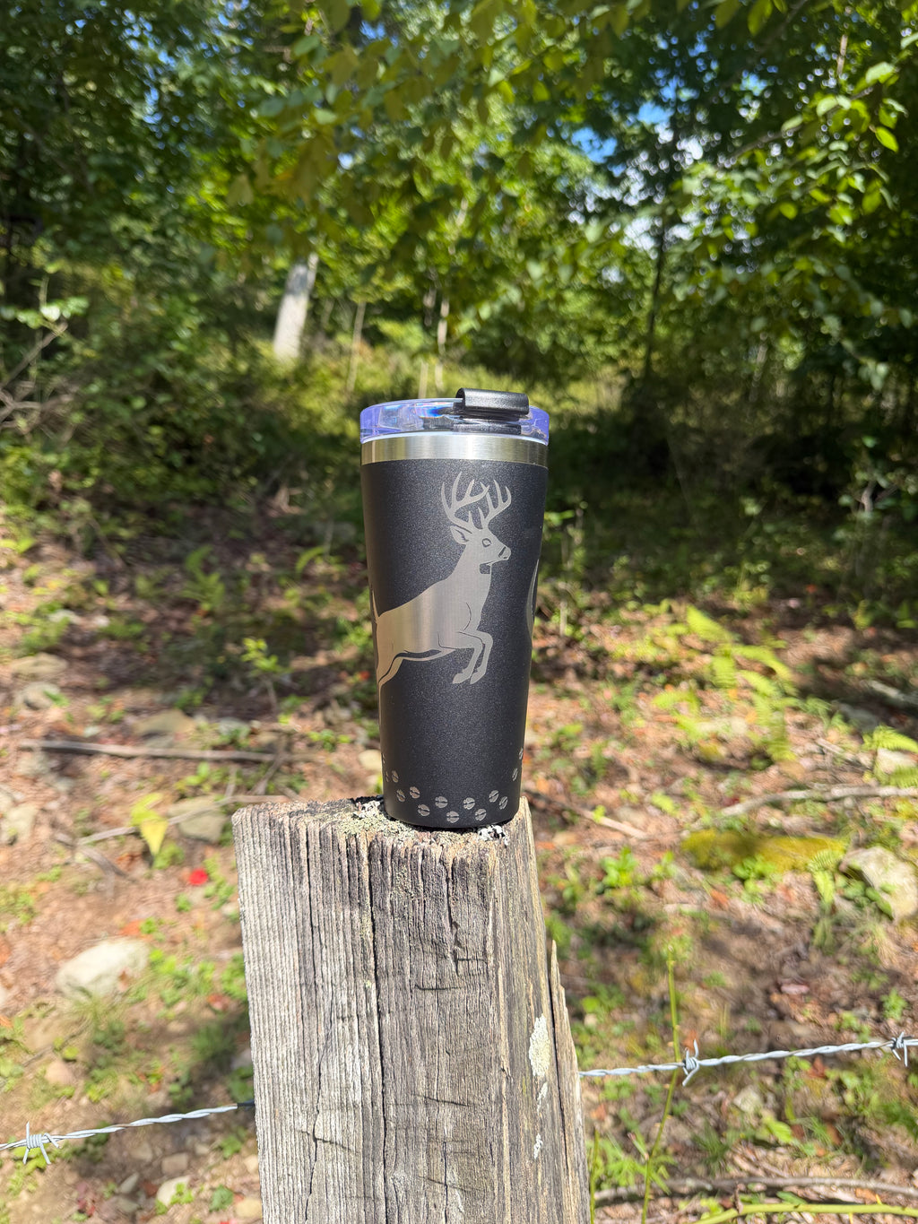 The Deer Hunter 20oz Stainless Steel Tumbler