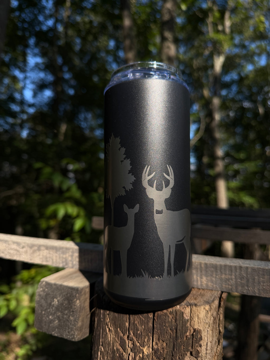 Buck with Does